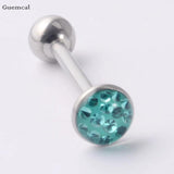 Stainless Steel Threaded Ball Tongue Piercing Jewelry