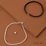 Boho Metal Beaded Chain Thigh Chain For Women