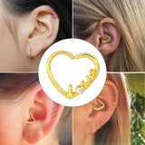 Heart Star Shape Stainless Steel Earrings Nose Lip Tragus Piercing