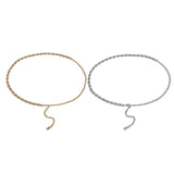 Rhinestone Waist Chain Metal Belt for Women