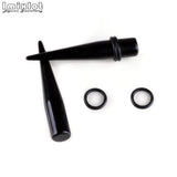 18pcs Acrylic Ear Plugs Taper Stretching Kit 1.6-10mm Ear Tunnels Plug Gauges