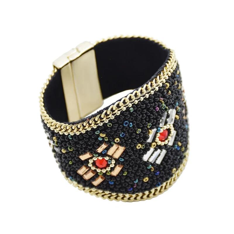 Bohemian Waist Chain Bag Bracelet Set Rice Beads Tibetan Travel Style