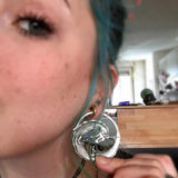 Dragon Copper Ear Weights Hangers Spiral Ear Taper Stretcher Tunnel Plug