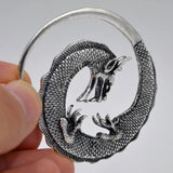 Dragon Copper Ear Weights Hangers Spiral Ear Taper Stretcher Tunnel Plug