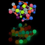 20Pcs Silicone Belly Piercing Navel Flexible Bar Balls Piercing Stud Earring