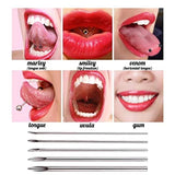 10PCS Bulk Disposable Sterile Piercing Needles Mix Sizes Body Piercing Tool