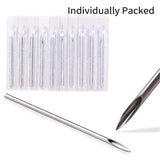 10PCS Bulk Disposable Sterile Piercing Needles Mix Sizes Body Piercing Tool
