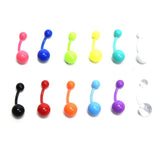 12pcs Mixed Belly Button Navel Piercing Rings Body Jewelry