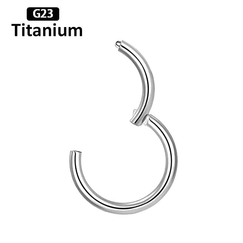 1PS G23 Titanium High Segment Rings Small Septum Piercing