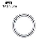 1PS G23 Titanium High Segment Rings Small Septum Piercing