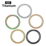 1PS G23 Titanium High Segment Rings Small Septum Piercing