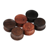 2Pcs Natural Wood Ear Gauges Plugs And Tunnels