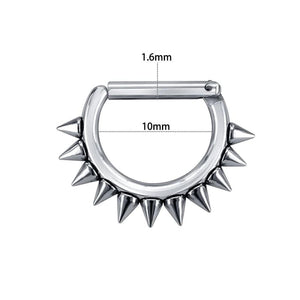 ZS 316L Stainless Steel Nose Rings 14G/16G Septum Piercing