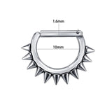 ZS 316L Stainless Steel Nose Rings 14G/16G Septum Piercing