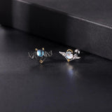 Devil Septum Ring for Halloween Party Stainelss Steel Angle Studs Earring