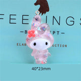 10Pcs Star Sequin Animal Resin Pendant Charms DIY Jewelry Making Materials