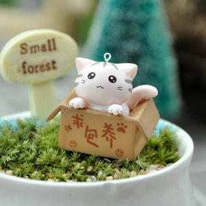 6Pcs/Lot Cat Cartoon Resin 3D Charms Pendant For DIY Jewelry