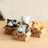 6Pcs/Lot Cat Cartoon Resin 3D Charms Pendant For DIY Jewelry