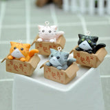 6Pcs/Lot Cat Cartoon Resin 3D Charms Pendant For DIY Jewelry