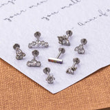 Titanium Stud Earring Labret Lip Piercing Jewelry