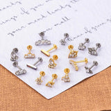 Titanium Stud Earring Labret Lip Piercing Jewelry