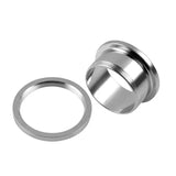 2PCS Titanium Ear Flesh Tunnel Plug Piercing Earlet Gauges Double Fla