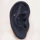 4Pcs G23 Titanium Lip Ring Ball Ear Cartilage Labret Piercing Jewelry