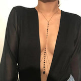 Copper Sequins Body Chain for Women Beach Party
