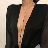 Copper Sequins Body Chain for Women Beach Party