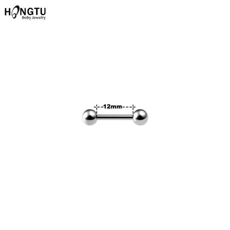 HONGTU Titanium Horseshoe Septum Piercing Lip Ring Ear Smiley Bar BCR