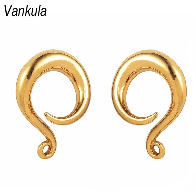 Vankula Ear Piering Stainless Steel Ear Weight Hooks