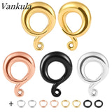 Vankula Ear Piering Stainless Steel Ear Weight Hooks