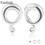 Vankula Ear Piering Stainless Steel Ear Weight Hooks
