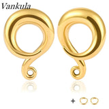 Vankula Ear Piering Stainless Steel Ear Weight Hooks