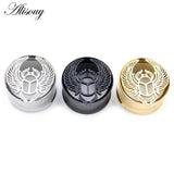 2pcs Ladybug Ear Tunnels Stainless Steel