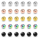 Universal Piercing Replacement Balls 14G 16G Body Jewelry Barbell Parts