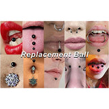Universal Piercing Replacement Balls 14G 16G Body Jewelry Barbell Parts