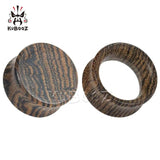 Kubooz Horn Flat Wood Ear Piercing Plugs Stretchers Earring Tunnels