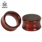 Kubooz Horn Flat Wood Ear Piercing Plugs Stretchers Earring Tunnels