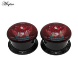 Miqiao 2pcs Christmas Ear Gauges Earring Plugs 4mm-25mm