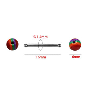 30 PCS Mix Women Tongue Rings Acrylic Ball Barbell Body Jewelry