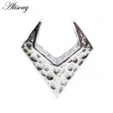 Stainless Steel Rhombus Saddle Ear Tunnel Plugs Expander Gauges Piercing Jewelry