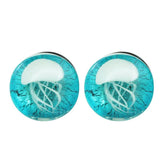 Glass Jellyfish Ear Plugs 8-16mm