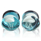 Glass Jellyfish Ear Plugs 8-16mm