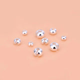 10PCS S925 Pure Silver Open Bead Crescent Buckle String Bead Accessories