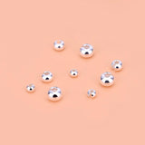 10PCS S925 Pure Silver Open Bead Crescent Buckle String Bead Accessories