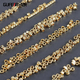 18k plated Copper Ball Snap Clasps for DIY Jewelry Making