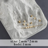 18k plated Copper Ball Snap Clasps for DIY Jewelry Making