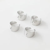 4PCS 20mm 14K Plated Ring Settings for DIY Hand Accessories