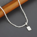 18k Rhodium Plated Copper DIY Pendants 10pcs/lot